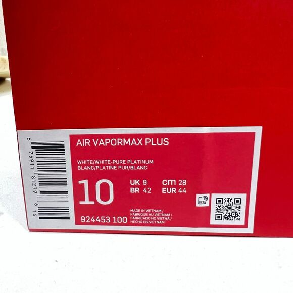 Nike Air VaporMax Plus White/Pure Platinum | Size 10 - Picture 10 of 10